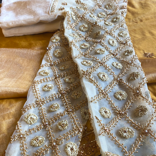 Zardosi & Stone-Embellished Blouse (excluding fabric cost)