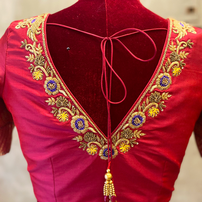 Intricate Threadwork Blouse (excluding fabric cost)