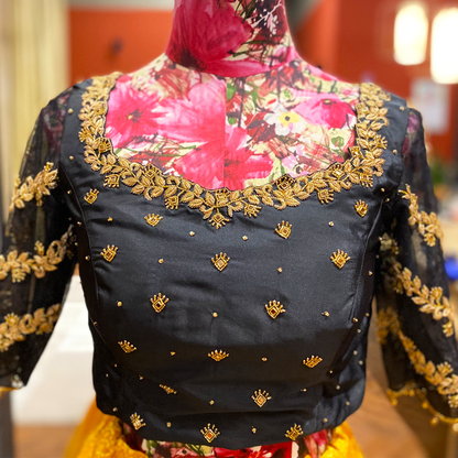 All Over Hand Embellished Zardosi Blouse (excluding fabric cost)