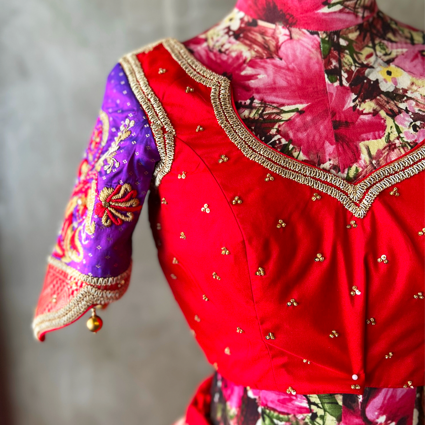 Zardosi & Threadwork Embroidered Blouse (excluding fabric cost)