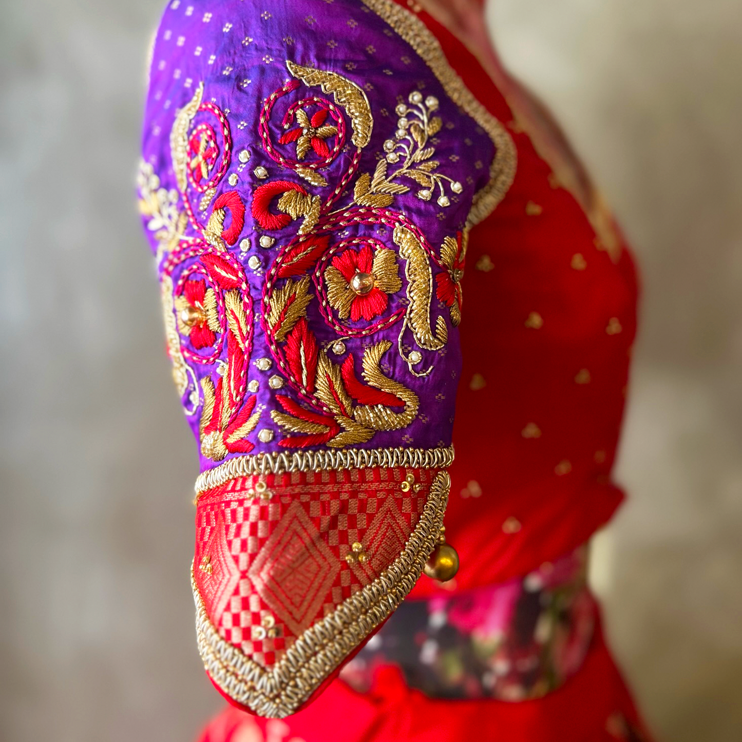 Zardosi & Threadwork Embroidered Blouse (excluding fabric cost)