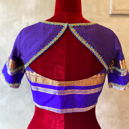 Threadwork & Zardosi Embroidered Blouse (excluding fabric cost)